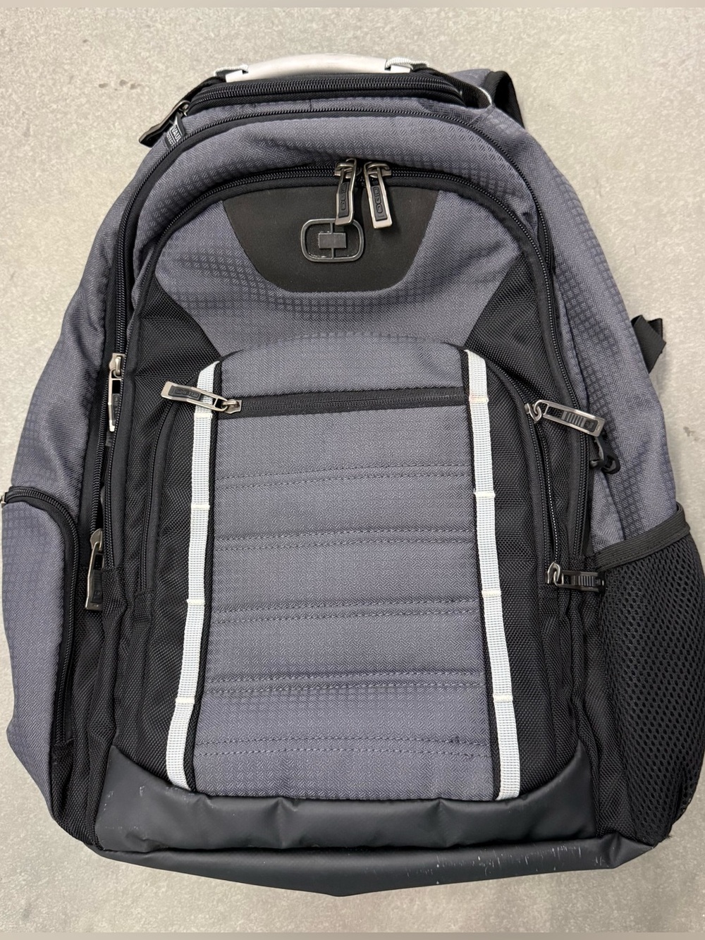 OGIO Technologio Black & Gray Laptop Travel Checkpoint Friendly Backpack